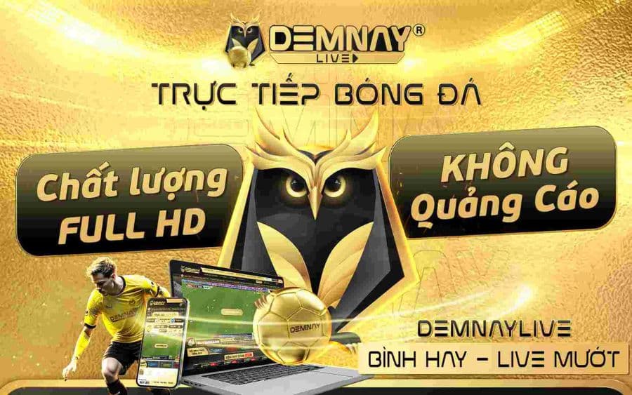 Demnaylive xem trực tiếp bóng đá không quảng cáo, chất lượng hd